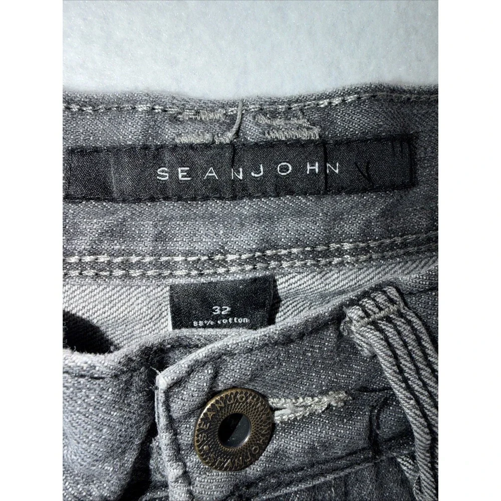 Sean John Hamilton Classic Relaxed Fit Jeans Mens Size 32‎  Gray